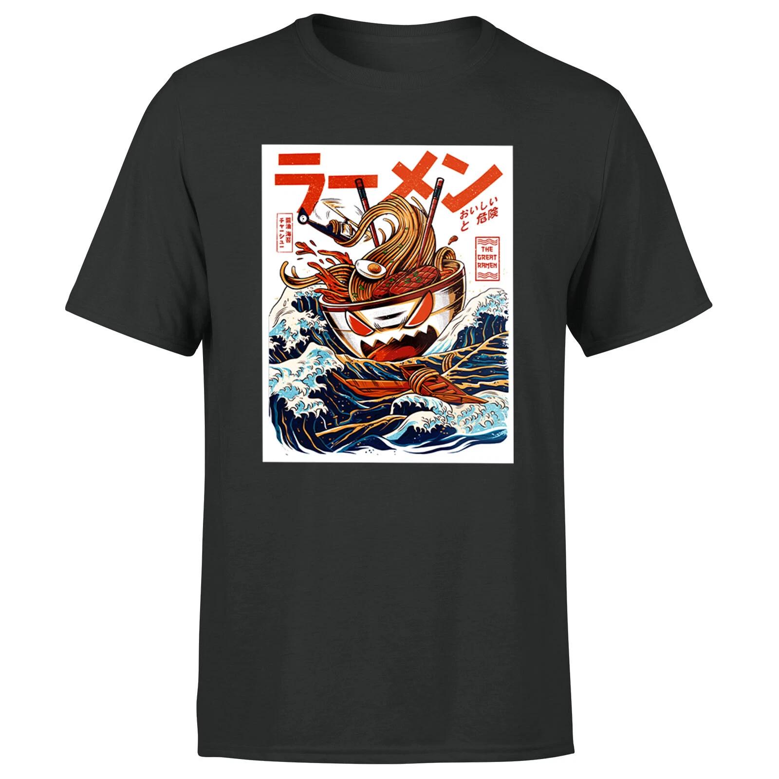 The Great Ramen Off Kanagawa Mens T shirt Funny Cool Japanese Retro Tee S