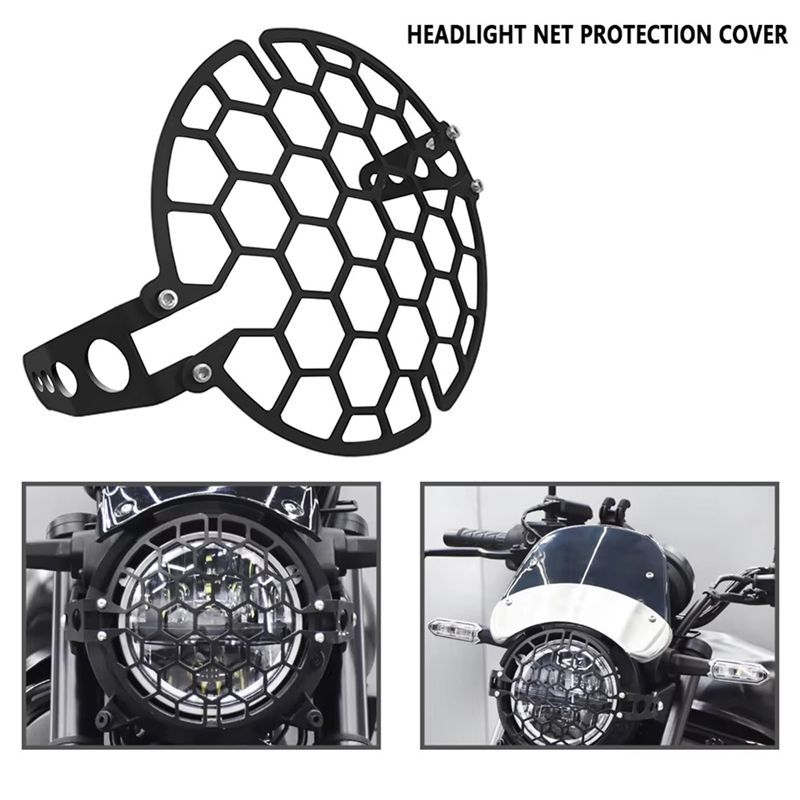Classy-Motorcycle Headlight Guard Eliminator 500 Headlight Guard Motorcycle Accessories