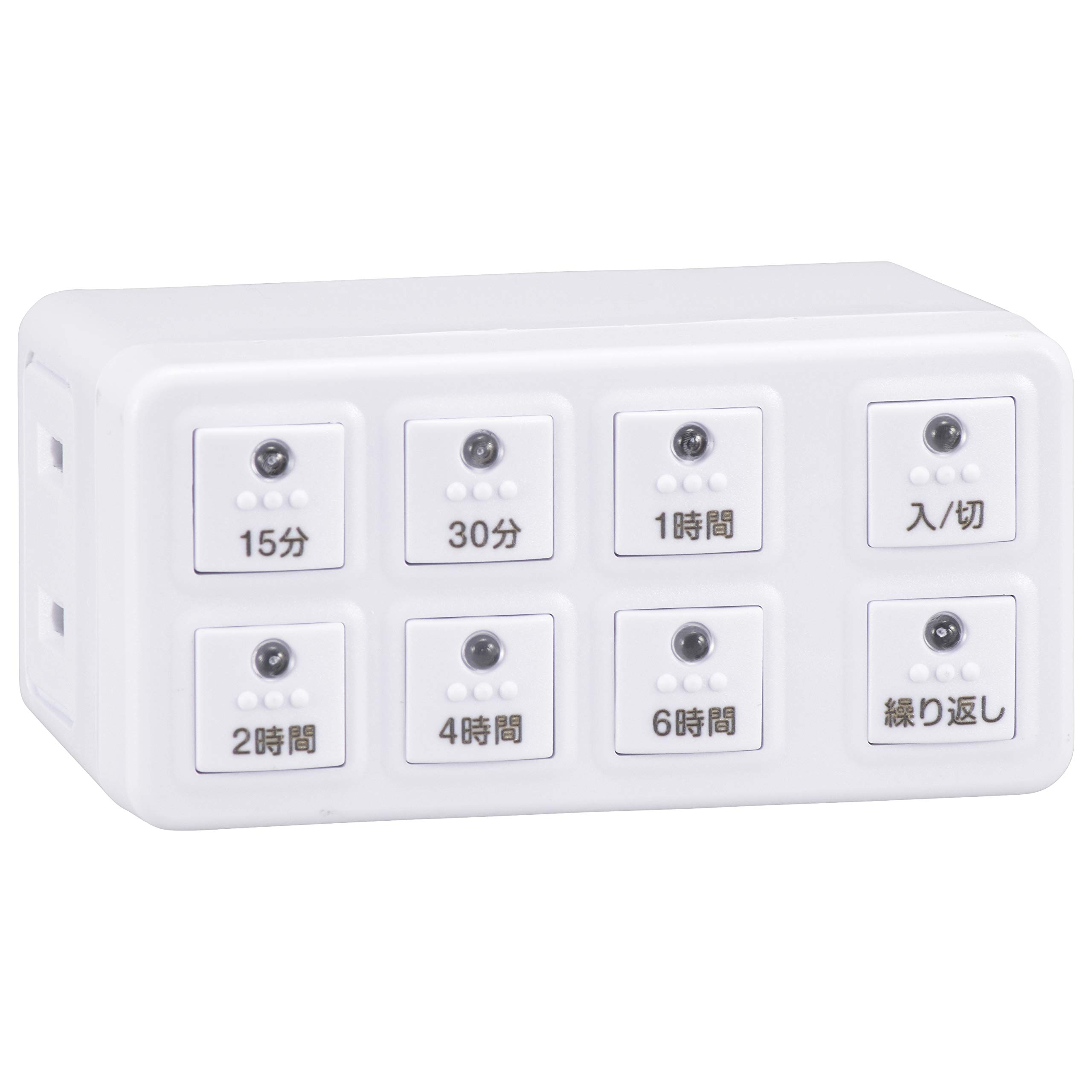 

Ohm Electric Button Digital Timer with Timer Outlet Timer Switch Power Supply AB6H 04-8883 HS-AB6H OHM