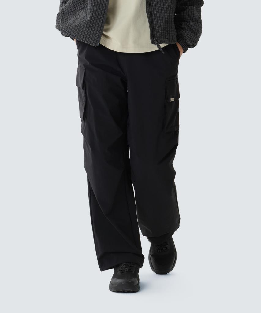 SNOWPEAK APPAREL Root Cargo String Pants (S26Furpt66) Black