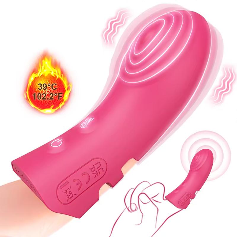 Female Finger Vibrator G-Spot Clitoral Stimulation 10 Vibration Modes Vaginal Massager Female Masturbation Toy Sex Toy