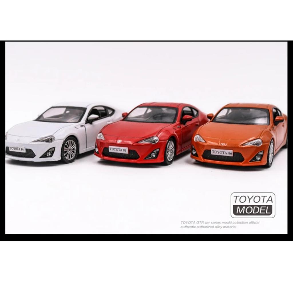 1/36 Toyota GT 86 Alloy Sports Car Model Diecast Metal Track Racing Car Vehicles Model Simulation Miniature Scale Kids Toys Gift