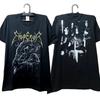 Gothic Punk Rock Tops GORGORTH Black Metal T-shirt Cotton Short Sleeves Print Casual Loose Streetwear Vintage T Shirts Unisex