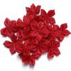 20 Stück 6cm Satinband Blume Bunt Künstliche Stoff Fünfblättrige Blumen Für DIY Hochzeit Kleidung Nähen Kopfschmuck Dekoration