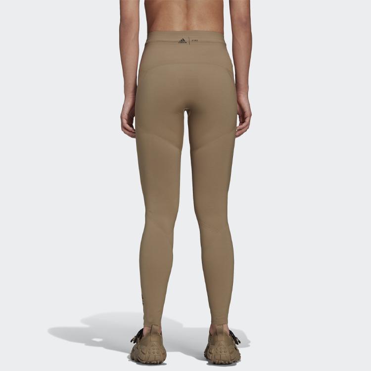 Adidas Originals X Hyke Collaboration Slim Fit Casual Sports Trousers Women Bottoms Yellow-Brown GP3044