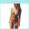 Premium Quality Women's Swimwear Stripe Bikini Set For Stylish Beachwear Fun