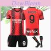 2324 Conjunto Camisa Principal AC Nova Temporada No. 9 Giroud N.º 17 Leo N.º 11 Ibra N.º 19 Theo Equipamento de Futebol