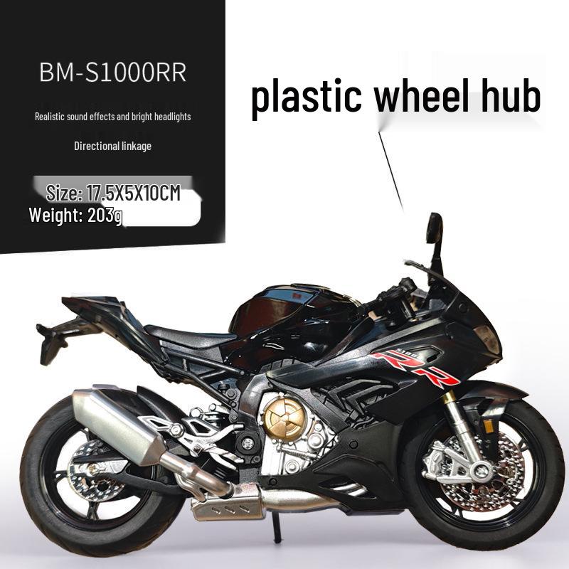 Kawasaki 1:12 Model de motocicleta din aliaj Ducati cu sunet pentru copii