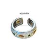 Elegant Vintage Stone Rings Opening Finger Jewelry Delicate Finger Rings Alloy Texture Suitable for Various Occasion