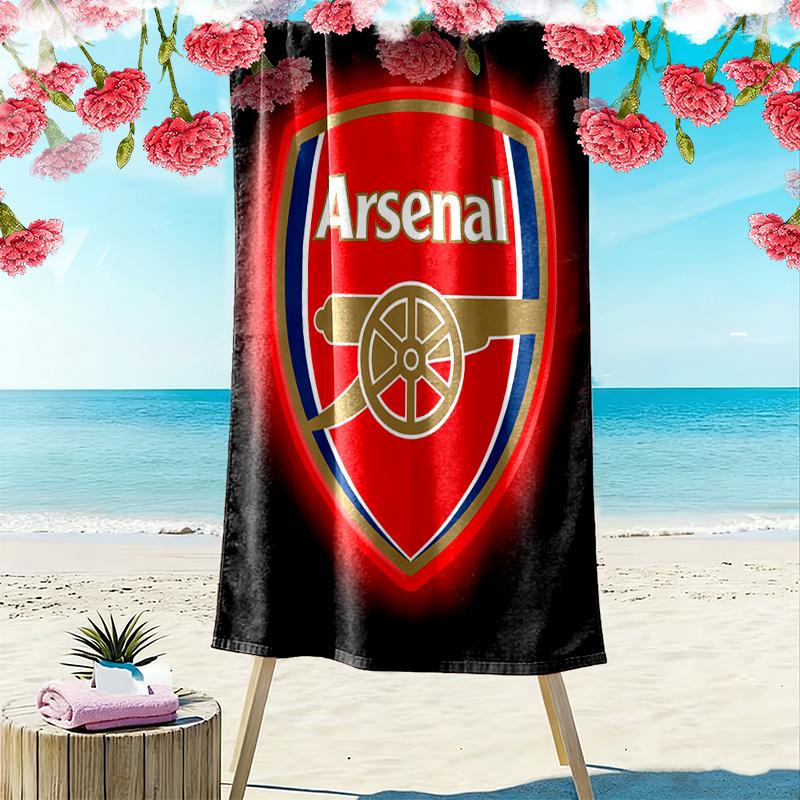 Football Club Beach Towel, Durable and Easy to Clean, Soft and Vibrant Beach Towel Perfect for Travel