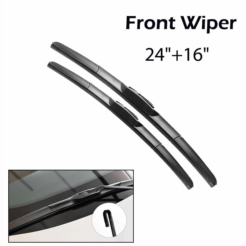 Wiper Front & Rear Wiper Blades Set For Nissan X-Trail T31 2007-2013 2008 2009 2010 2011 2012 Windshield 24"16"14"
