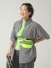 Beams Boy S/S Shirt, Boy Check, Big Button-Down Shirt, Women's, Gray Free