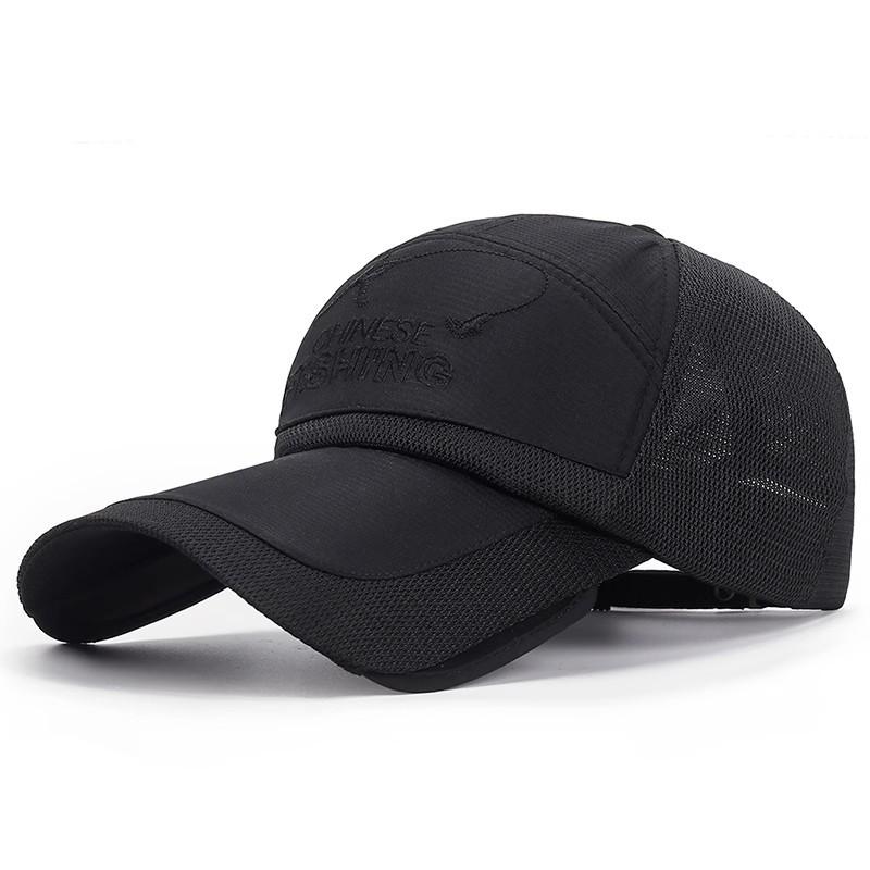 Letters Hats Embroidery Uv Sun Protection Summer Outdoor Sports Gift Fishing