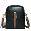 Mini Small Bag Fashionable Trendy Women's Hand Holding Vertical Soft Leather One Shoulder Crossbody Genuine Leather Women's Bag Mobile Phone Bag