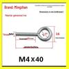 Closed Hook Eye Bolt Screw Ring Hanger - M2.5 to M8 Machine Thread