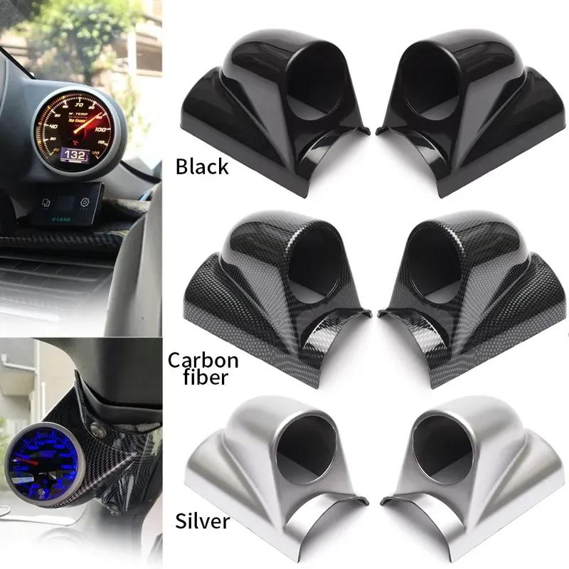 Car Meters Holder 52mm 60mm Universal One Hole Car Gauge Pod Auto Modified Instrument Meter Rack Left/Right Hand Dash Pod Mount