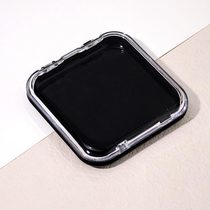 Empty Transparent Press On Nail Packaging Box Portable Plastic Nail Tips Organizer Display Manicure False Nail Tips Case