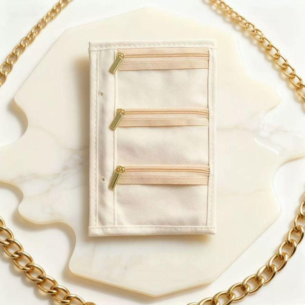 Transparent Velvet Jewelry Packing Bag Bracelet Rings Jewelry Storage Case Outdoors