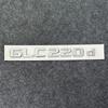 3D ABS Buchstaben E220d GLC220d C220d C250d GLE350d 4Matic Emblem für Mercedes Benz W205 Auto Kofferraum Aufkleber