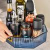 Turntable Storage Box Portable Fruit Basket Suitable for Cabinets Storerooms Kitchen Countertops Refrigerator Offices