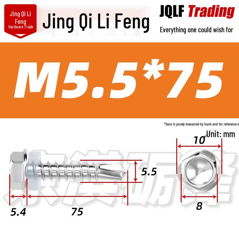 Stainless Steel 410 Hex Self-Drilling Screws for Color Steel Tiles