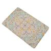 Retro Flower Style Soft Flannel Doormat Kitchen Mat Anti Slip Water Absorb Carpet 40*60cm (1)