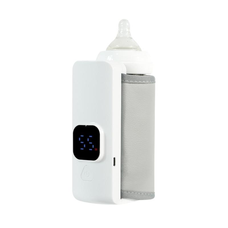 

Long Lasting 2000mAh Battery Powered Baby Bottle Warmer Sleeve with Adjustable Heat Setting for Consistent Temperature 1