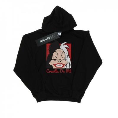 Womens/Ladies Cruella De Vil Cropped Head Hoodie