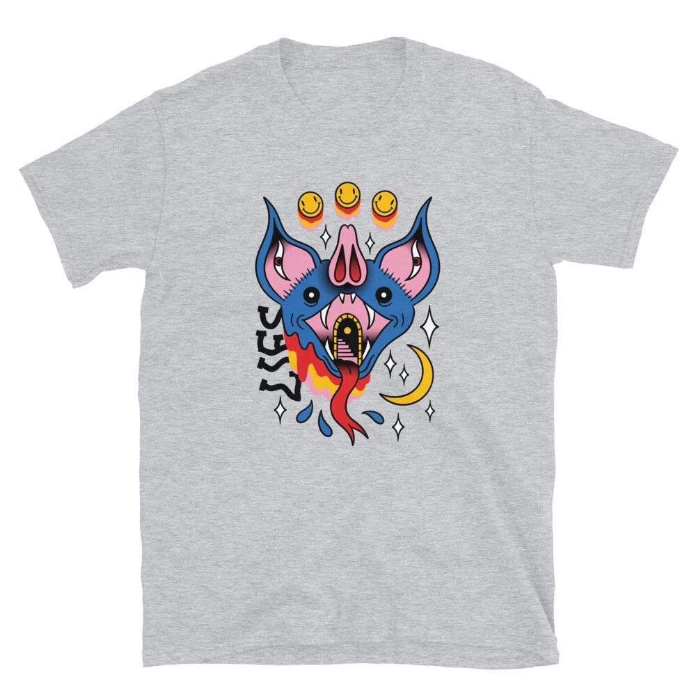 Voodoo Religion Magical Sorcery Vampire Bat Classic T-Shirt L
