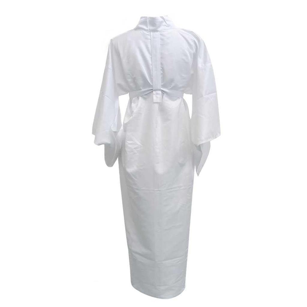 [AiO JAPAN] Washable White Nagajuban (Nagajuban) for Summer, with Collar Opening, White