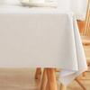 Hopeholic Vinyl Tablecloth, Stylish Water-Repellent Rectangular PVC Table Cover, Simple, Nordic Design, Waterproof, Oil-Proof, Stain-Resistant, Durabl