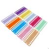 20Pcs Cross Stitch Threads Organizer 20 Holes Color Plastic Board Embroidery Accessories