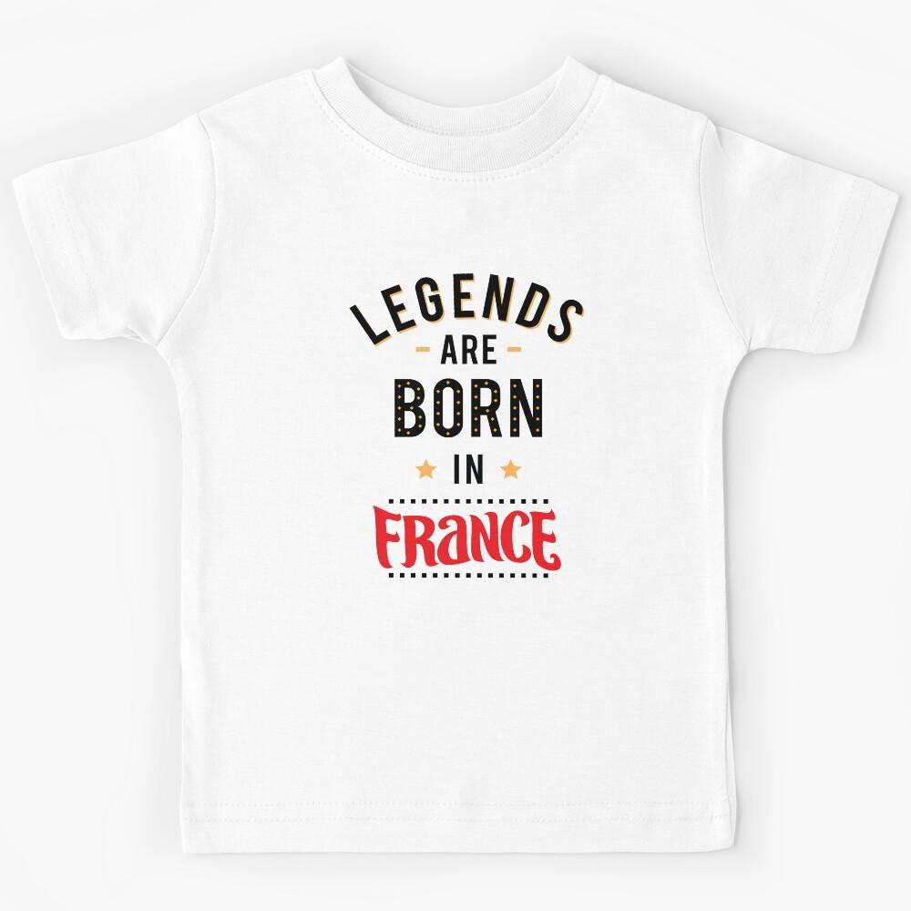Legends Are Born In France Kids T-Shirt 150