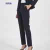 Damen Business Casual Hose mit hohem Bund und geradem Bein