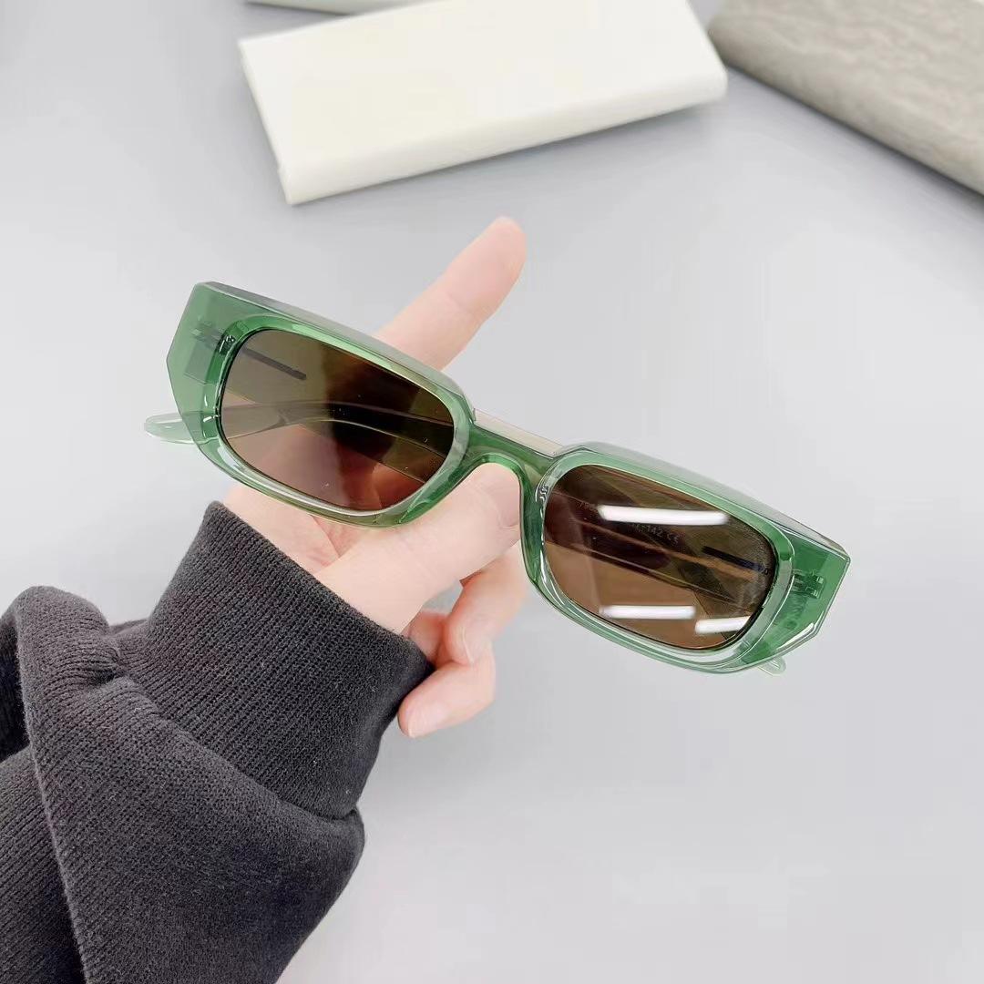 

Rectangle Shape Sun Glass For Men European American Uv Protection Sunglasses For Woman Outdoor Picnic Sunglass Woman