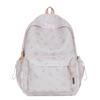 Schoolbag: Korean-style high-aesthetic cute girls' schoolbag, large capacity backpack for middle and high school, versatile casual lightweight