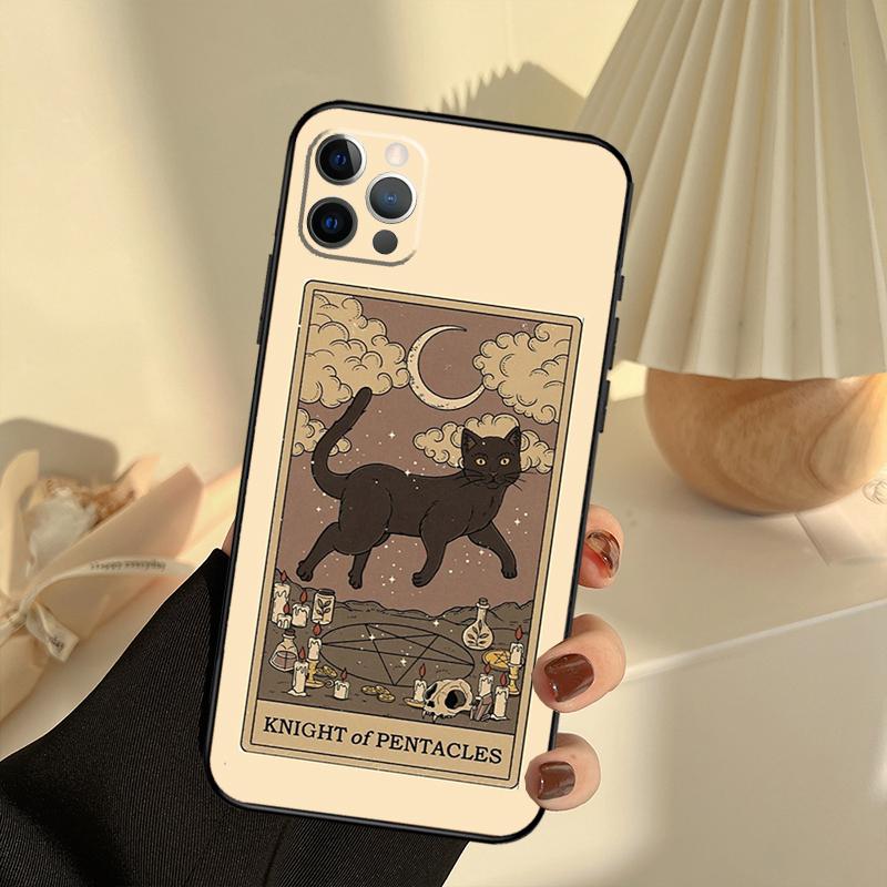 Die Kaiserin Tarot Katzen Kunst Druck Handyhülle Für iPhone 13 16 15 11 12 14 17 Pro Max 12 mini 15 16 Plus 16e 17 Air Hülle Funda
