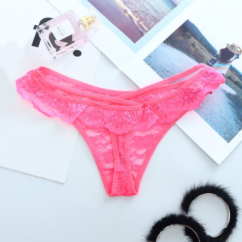 Spitze G-string Höschen Sexy frauen Unterwäsche Tanga Weibliche Intime Dessous K50