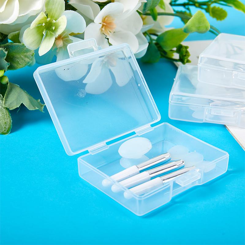 3pcs Silicone Lip Balms Lip Mask Brush With Sucker Dust Cover Lipstick Cosmetic Makeup Brushes Lipstick Brush With Storage Box