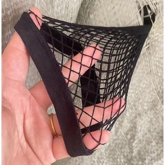 

Narrow mesh over-the-knee fishnet stockings with small mesh, shaping effect, European and American style, elastic ribbed top, long tube fishnet Average Size
