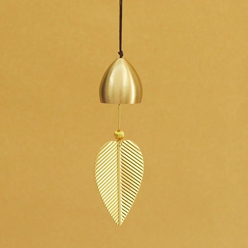 *Carillon à vent en feuille de cuivre japonais Clochettes Décoration suspendue pour jardin extérieur Musique du vent Décoration intérieure Son de cloche de paysage