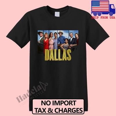 Dallas TV-Serie Herren Schwarz Größe S-5XL