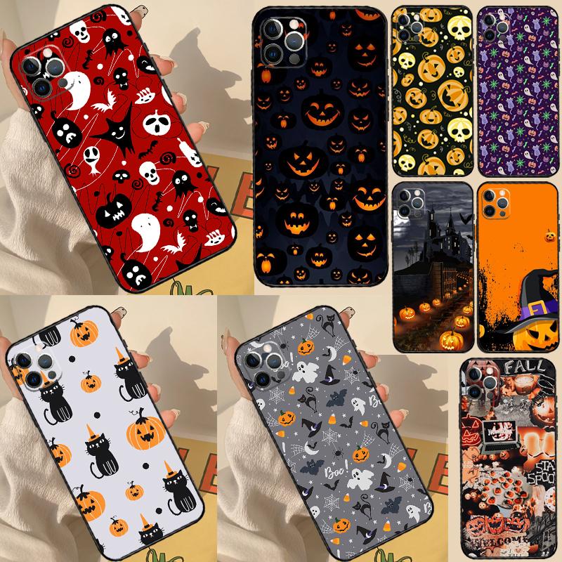 Halloween Aesthetic Phone Case For iPhone 15 Pro Max 14 13 12 11 16 17 Pro Max mini 15 16 Plus 16e 17 Air Cover