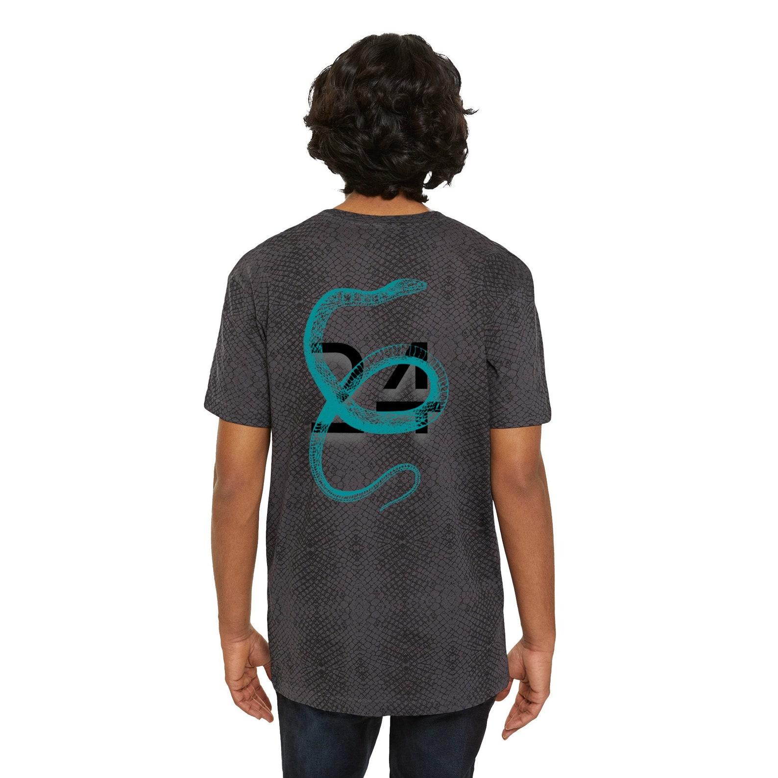 Black Mamba Jersey T-shirt: Number 24 Snake Print 4XL