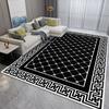 Modern Decorative Carpet black Living Room Minimalist Style Home Decor Home Large Area Bedside Washable Floor Mat Dining Room