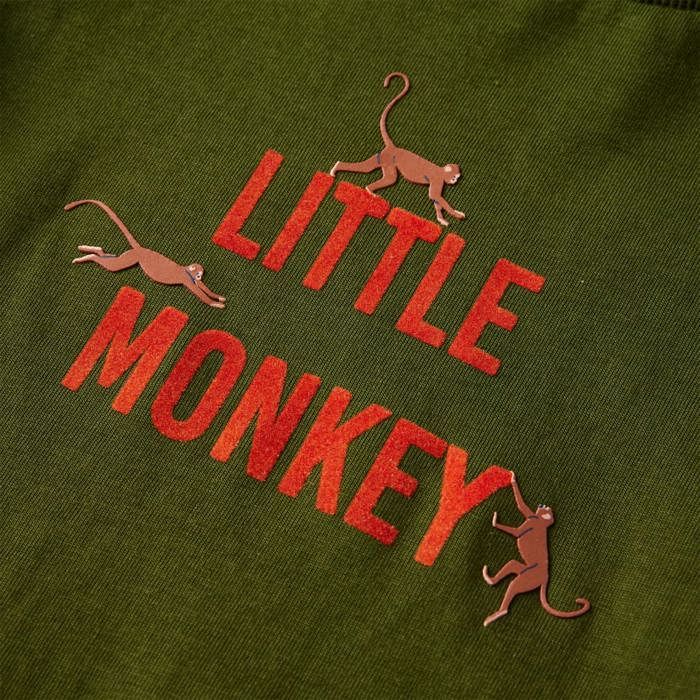 Children's Long-sleeved T-shirt Dark Khaki 92/104/116/128/140