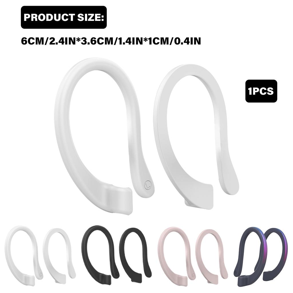 Secure Fit Silicone Ear Hooks for AirPods 1/2/3 Anti Slip Sport Accessories For Active Users