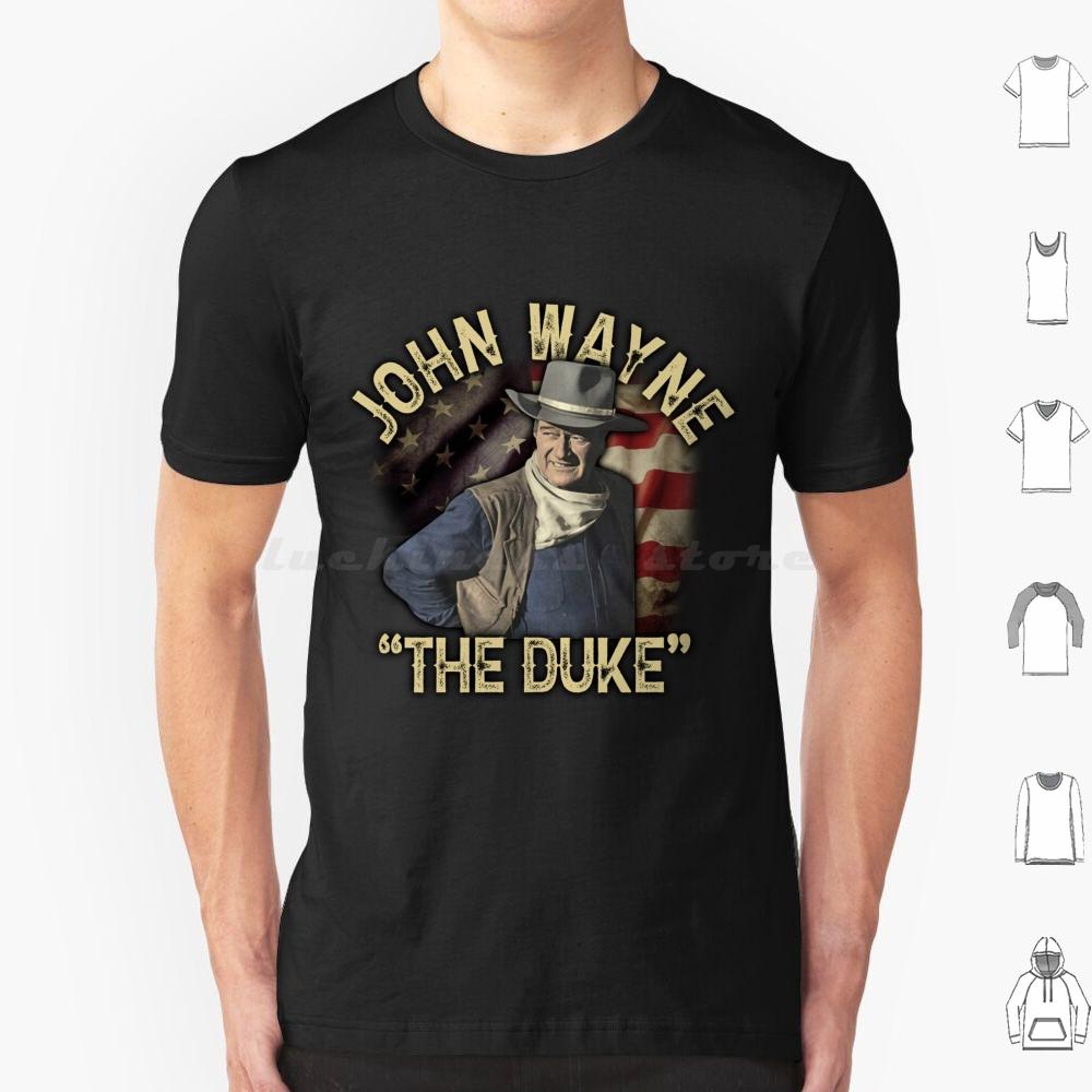 John Wayne The T Shirt Cotton Men Women DIY Print John Wayne Absinthe Joanne Cinema Fotografia Magliette The John Wayne Bravo