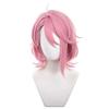 Pink Short Full Wig for Anime Includes Wig Perfect for Comiket School Cultural and Costumes Wig, Heat-Resistant, Cosplay, Costumes, Net, Unisex,
