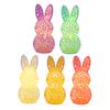 3D Printed Rabbit Lamp Hollow Bunny Night Light for Kid's Room Bedroom Nursery Easter Party Table Decoration